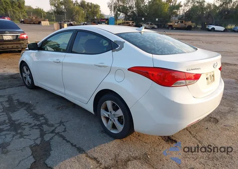 2013 Hyundai Elantra Gls из США, поврежденный, VIN 5NPDH4AE1DH440815